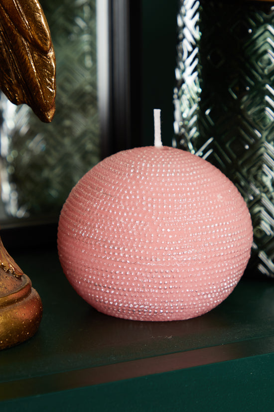 Textured Sphere Candle