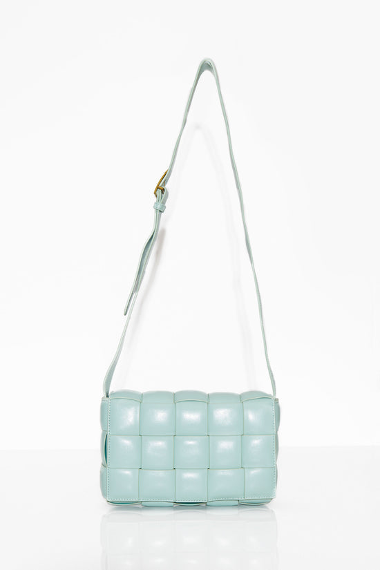 Quilted Shoulder Bag -Mint