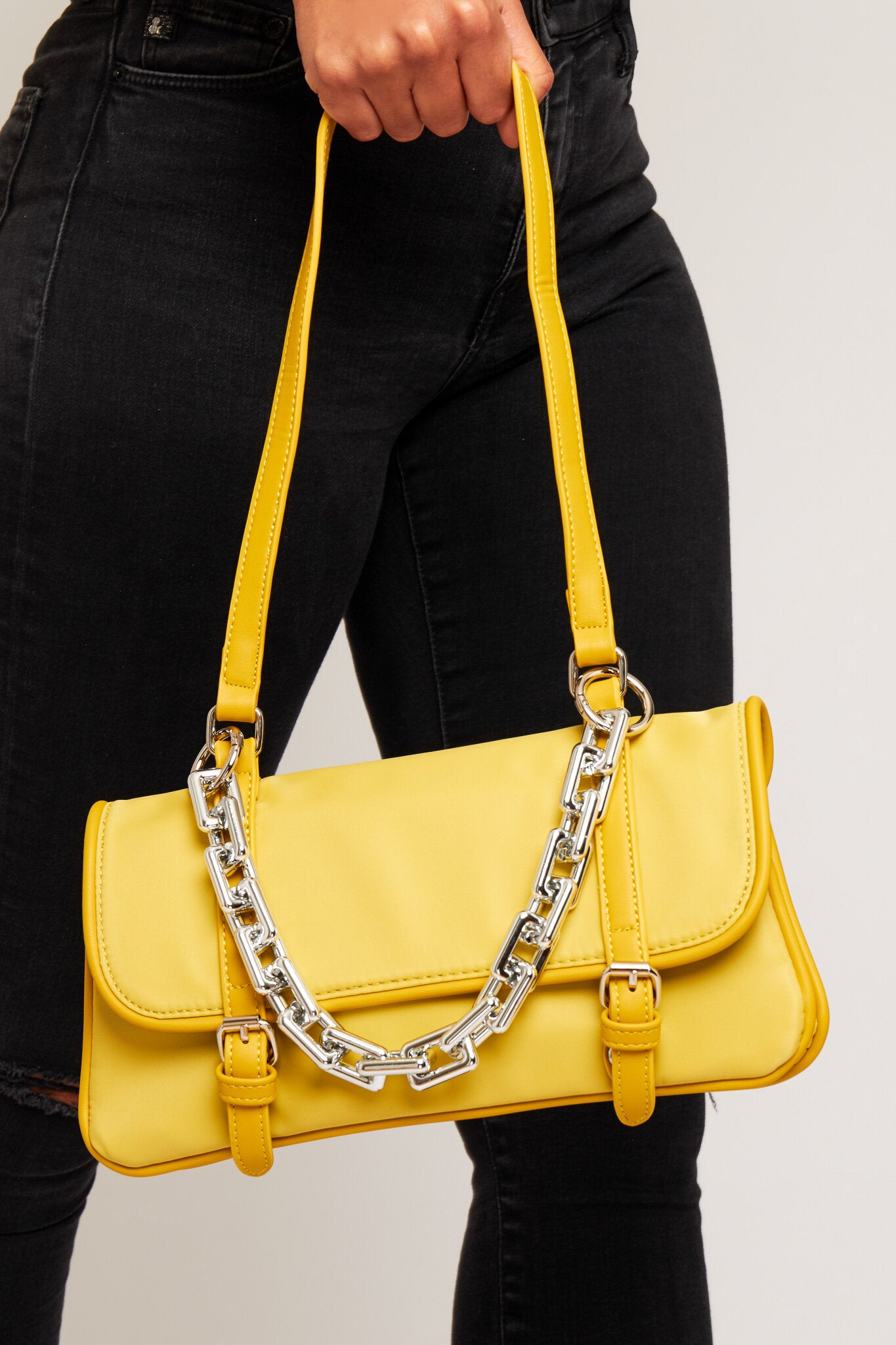 Shopaholic Handbag - Yellow