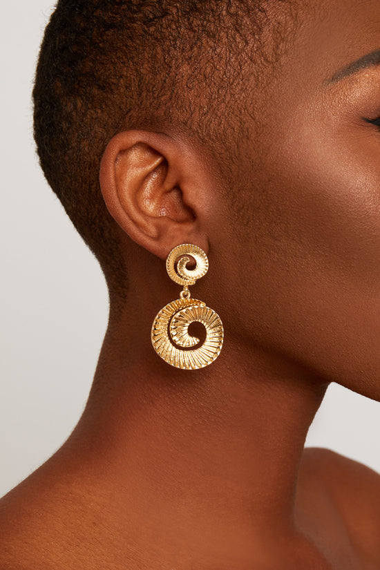 Seashell Drop Earrings